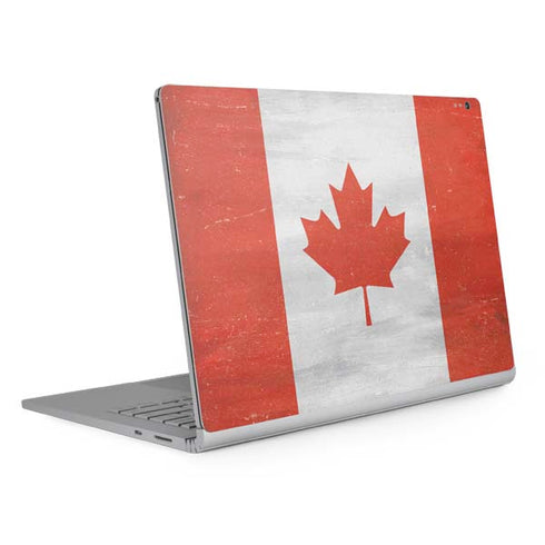 Canada Flag Distressed Surface Book 2 15in Skin